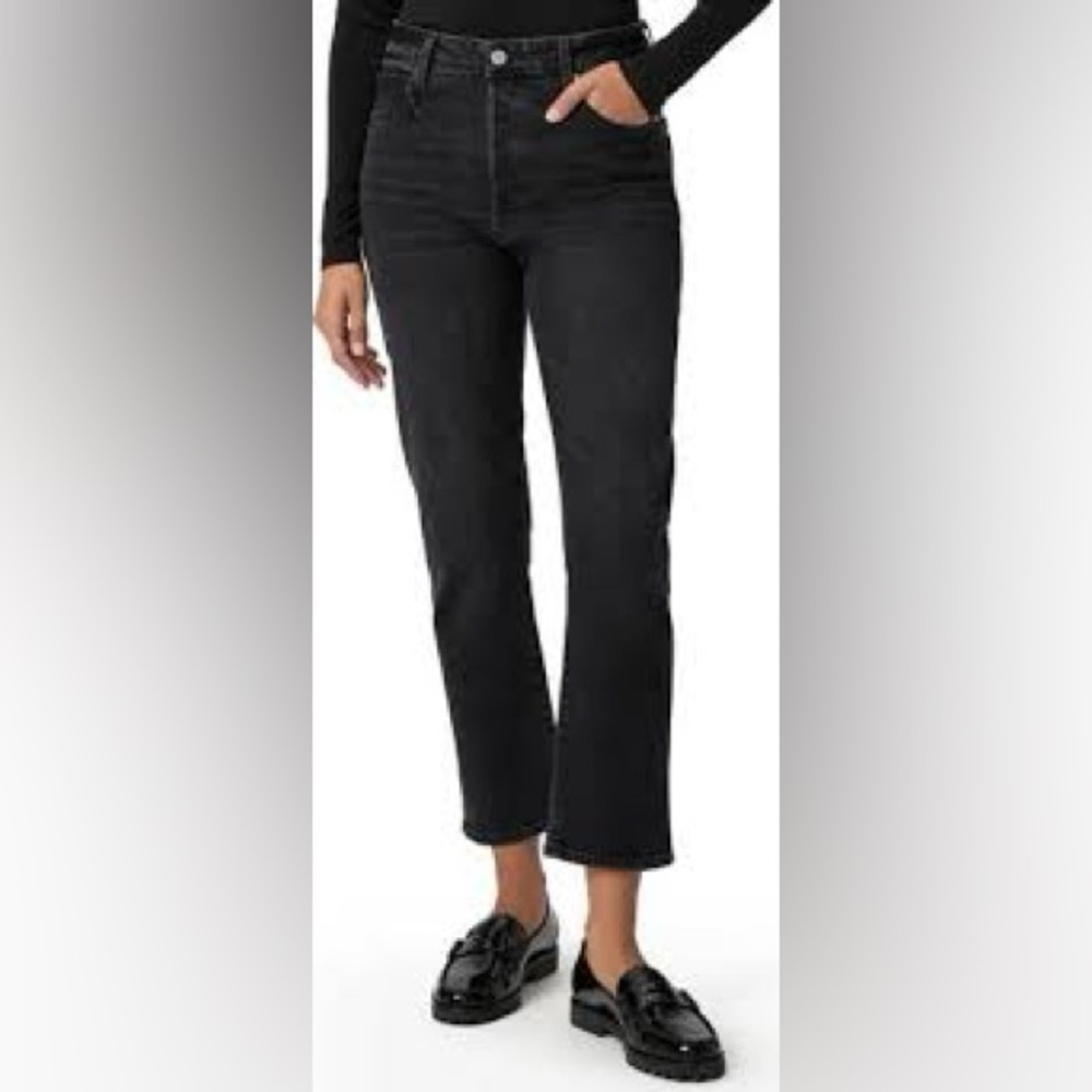 PAIGE black Billy crop Jeans: NWT 32